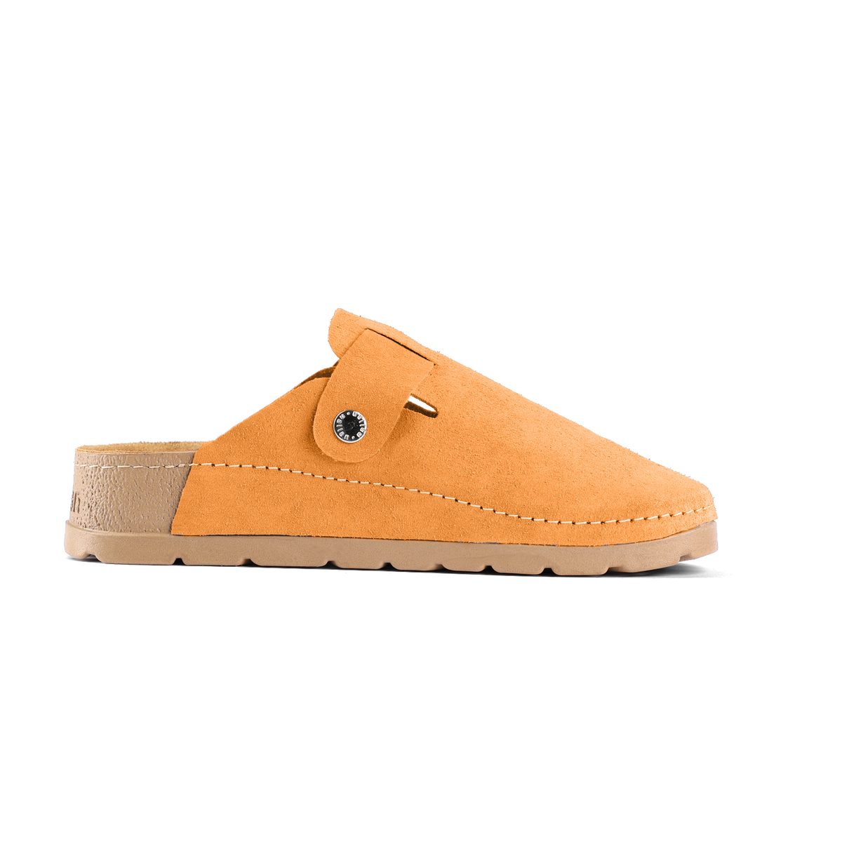 NALLAN Berlin Vivid Orange closed-toe buckle clogs – view 6