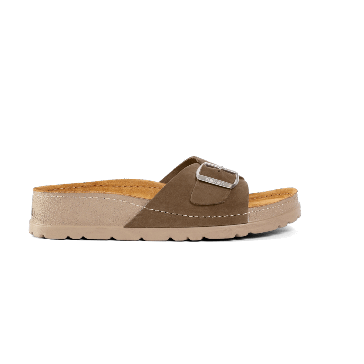 NALLAN Lura Olive women's buckle slides – view 6
