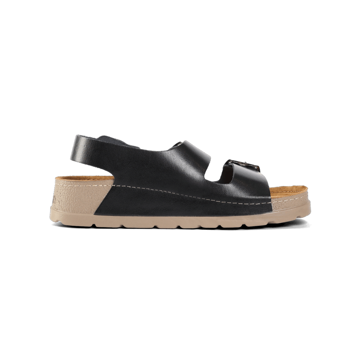NALLAN Gaia Black women's leather sandals – view 7