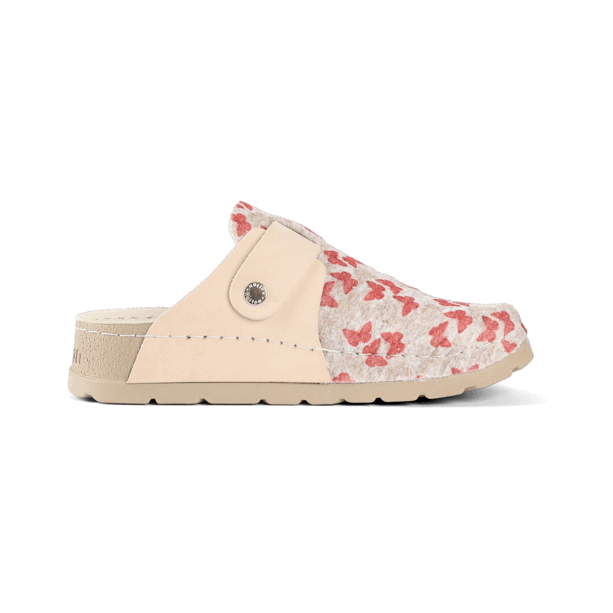NALLAN Lana Beige butterfly felted wool slippers – view 6