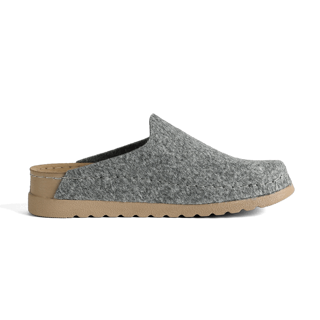 NALLAN Lana Gray felted wool slippers – view 6