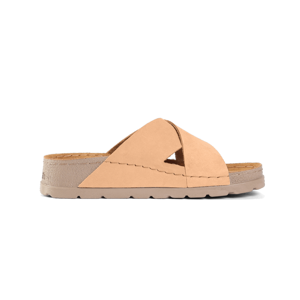 NALLAN Zoe Sand women's leather slides – view 7
