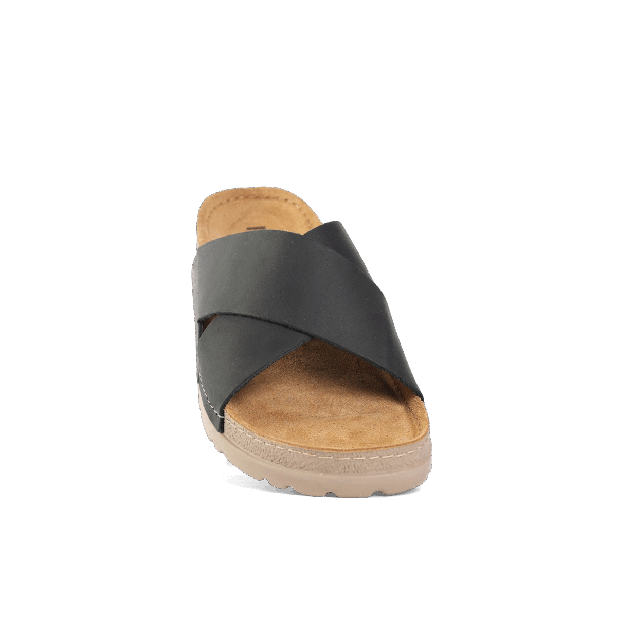 NALLAN Zoe Black women's leather slides – view 8