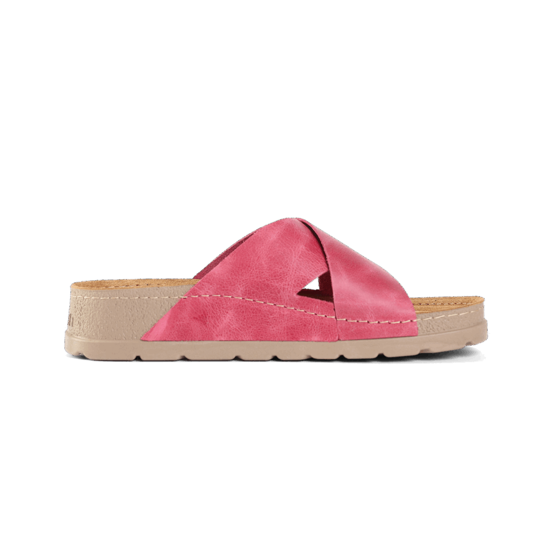 NALLAN Zoe Blus women's leather slides – view 7