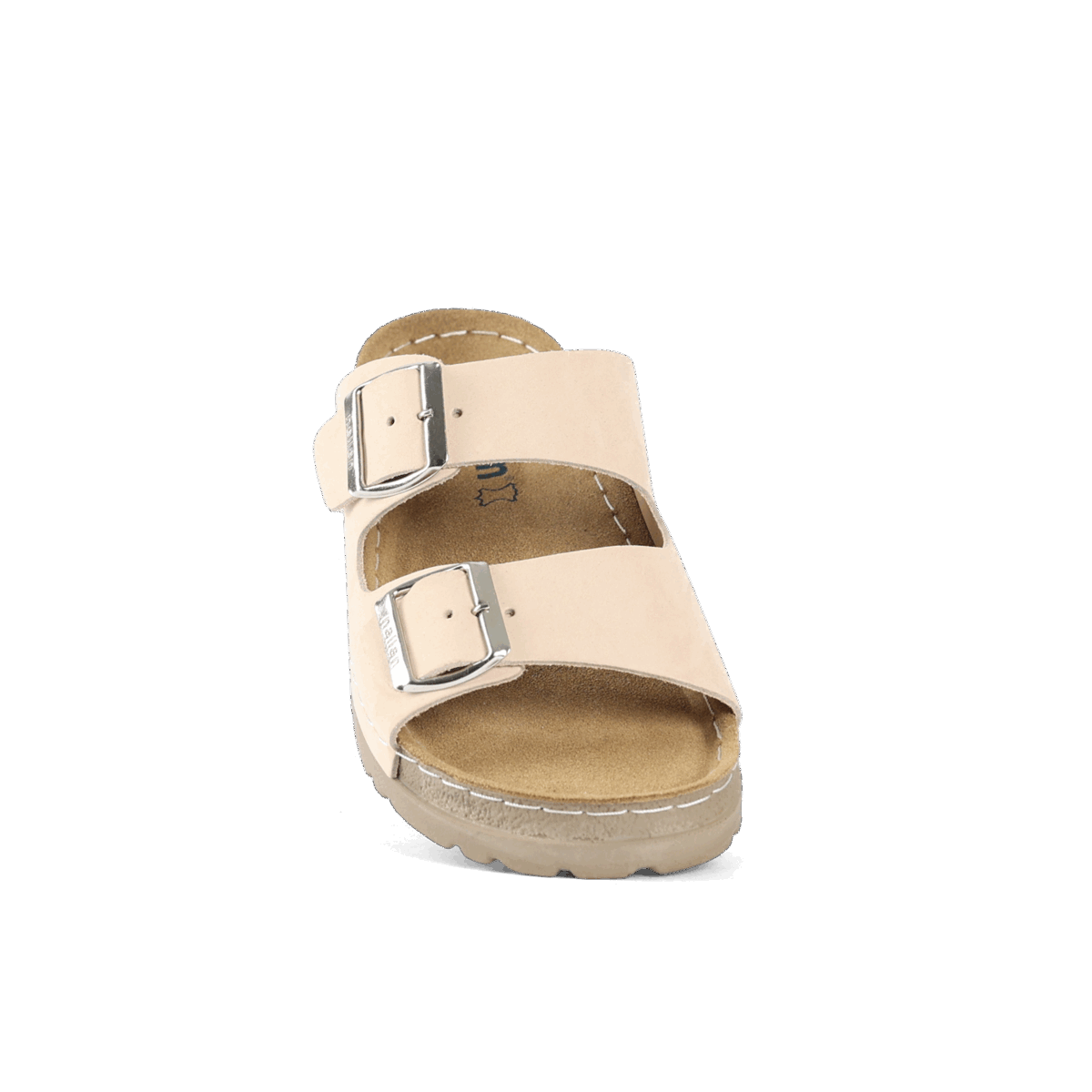 NALLAN Rubik Beige women's two-strap slides – view 8