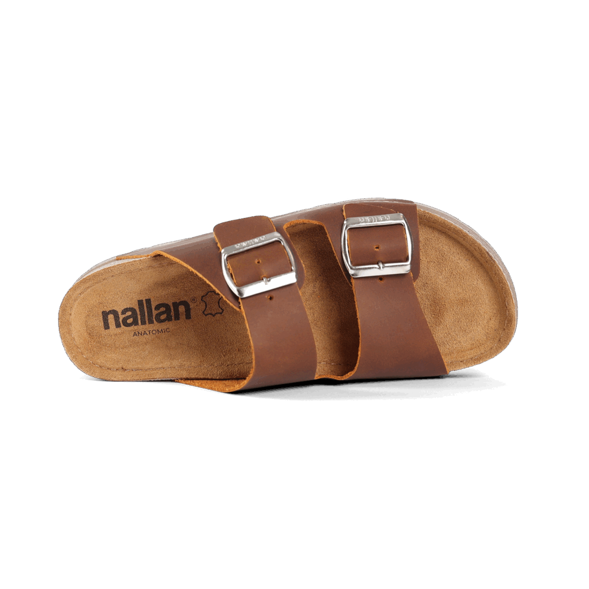 NALLAN Rubik Fudge women's two-strap slides – view 4