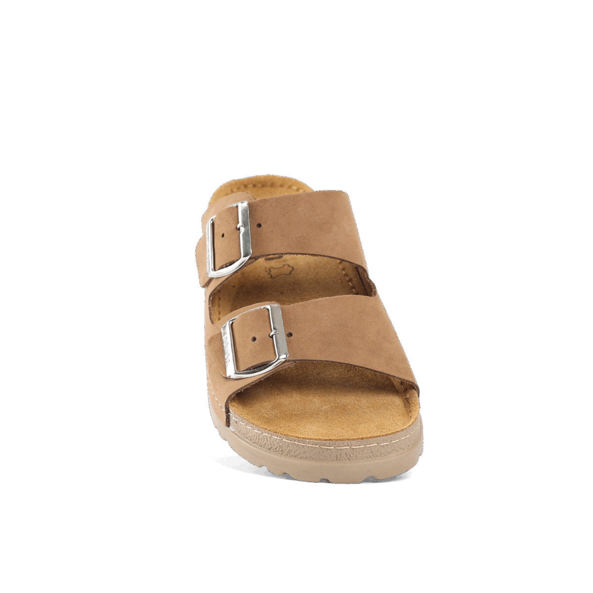 NALLAN Rubik Olive women's two-strap slides – view 8