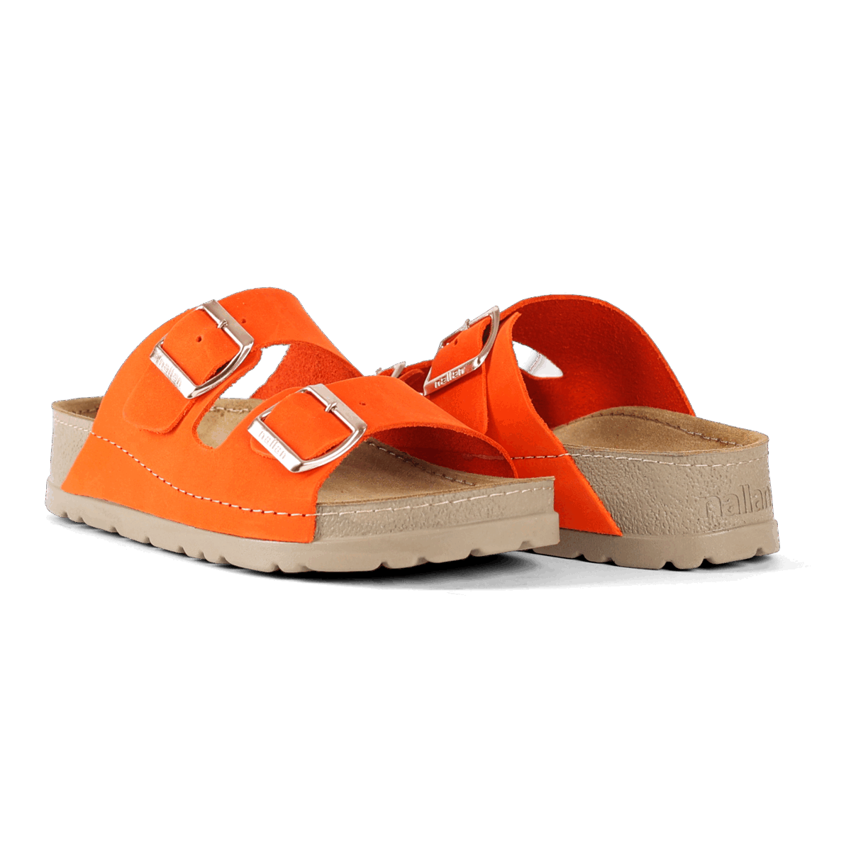 NALLAN Rubik Flame women's two-strap slides – view 3