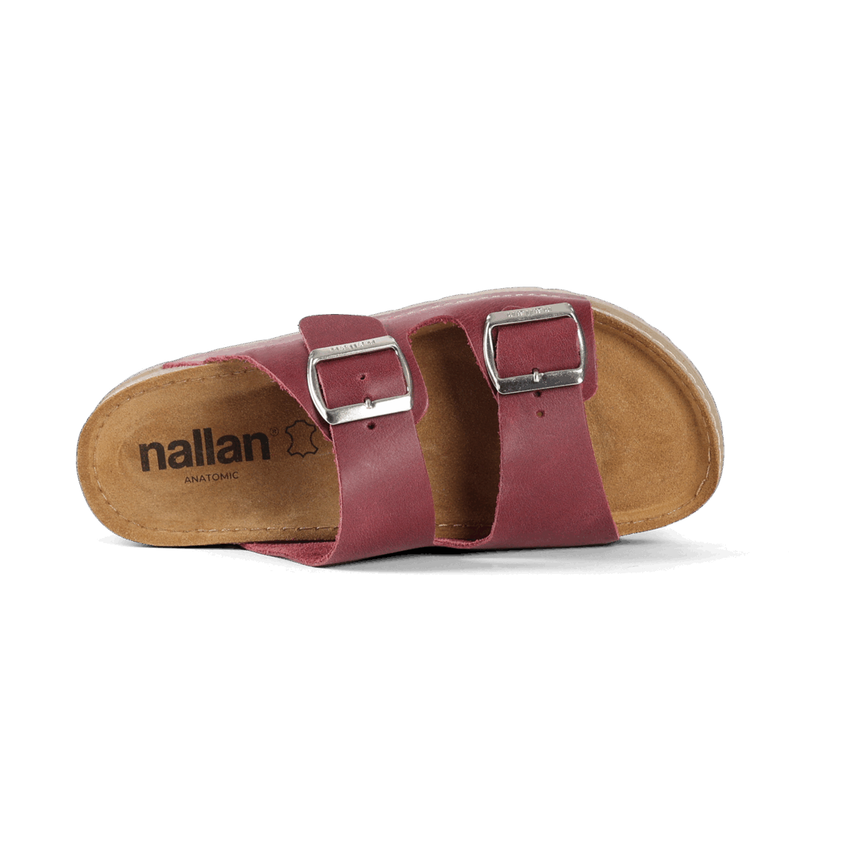 NALLAN Rubik Velvet women's two-strap slides – view 4