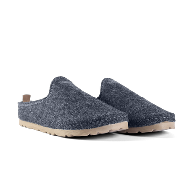 NALLAN Antonio Dark Blue men's open-back slip-ons