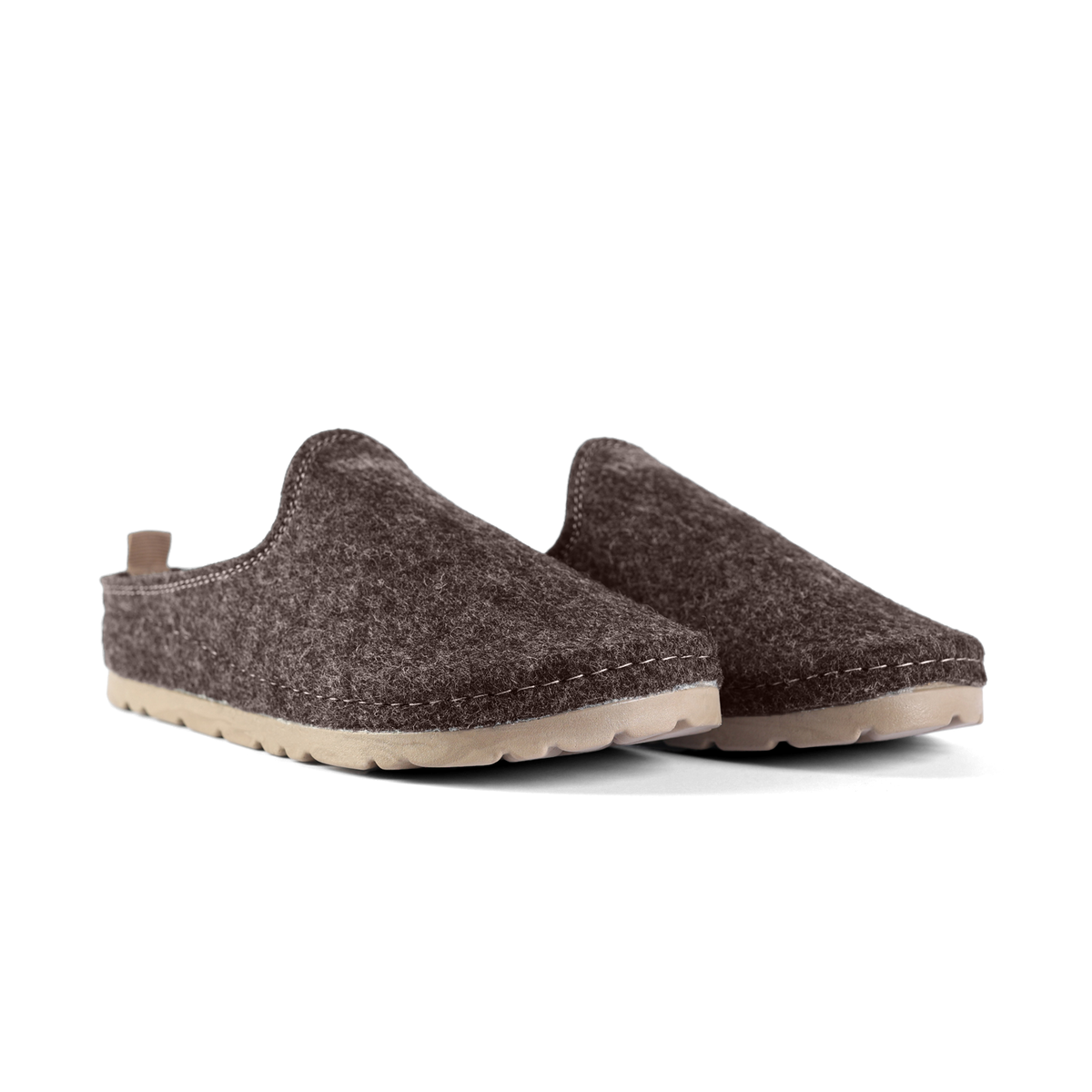 NALLAN Antonio Dark Brown men's open-back slip-ons