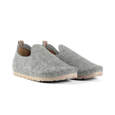 NALLAN Juliet Grey Blue women's anatomic slip-ons