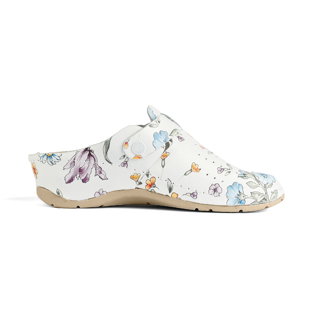 NALLAN Alba BloomMuse beige sole women's clogs – view 6