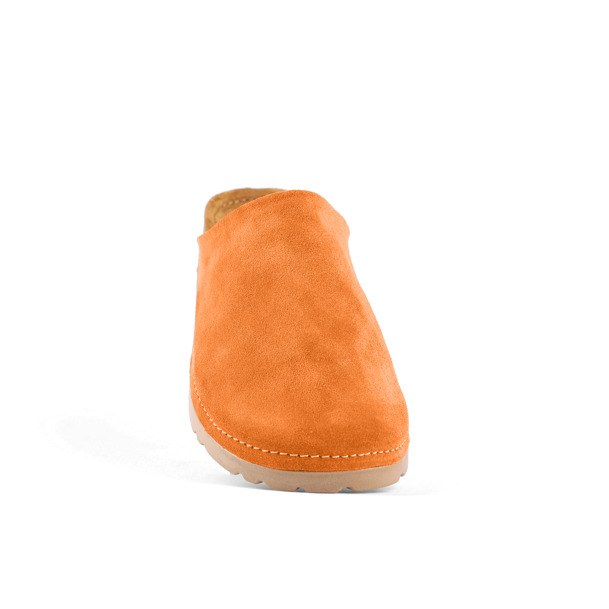 NALLAN Copenhagen Vivid Orange suede work clogs – view 7