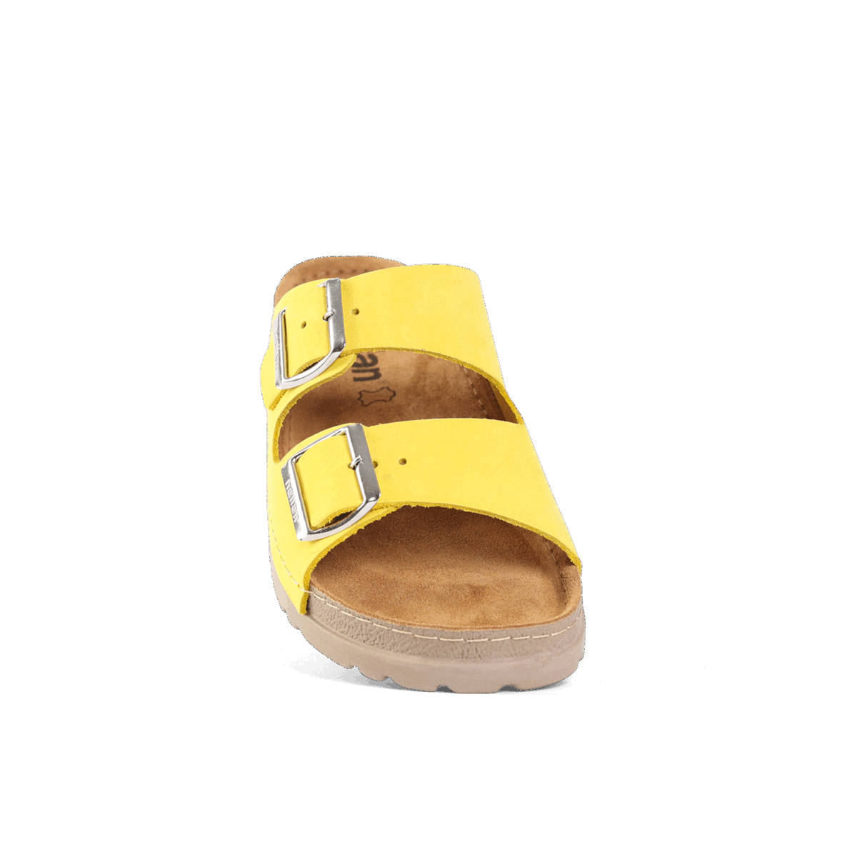 NALLAN Rubik Yellow women's two-strap slides – view 8