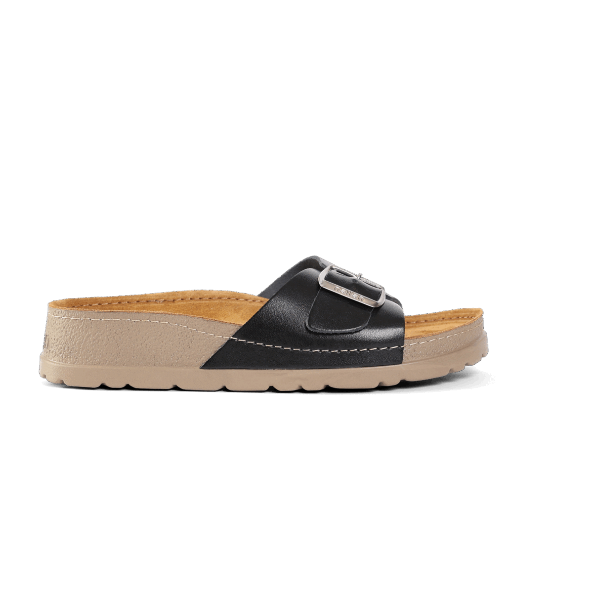 NALLAN Lura Black women's buckle slides – view 6