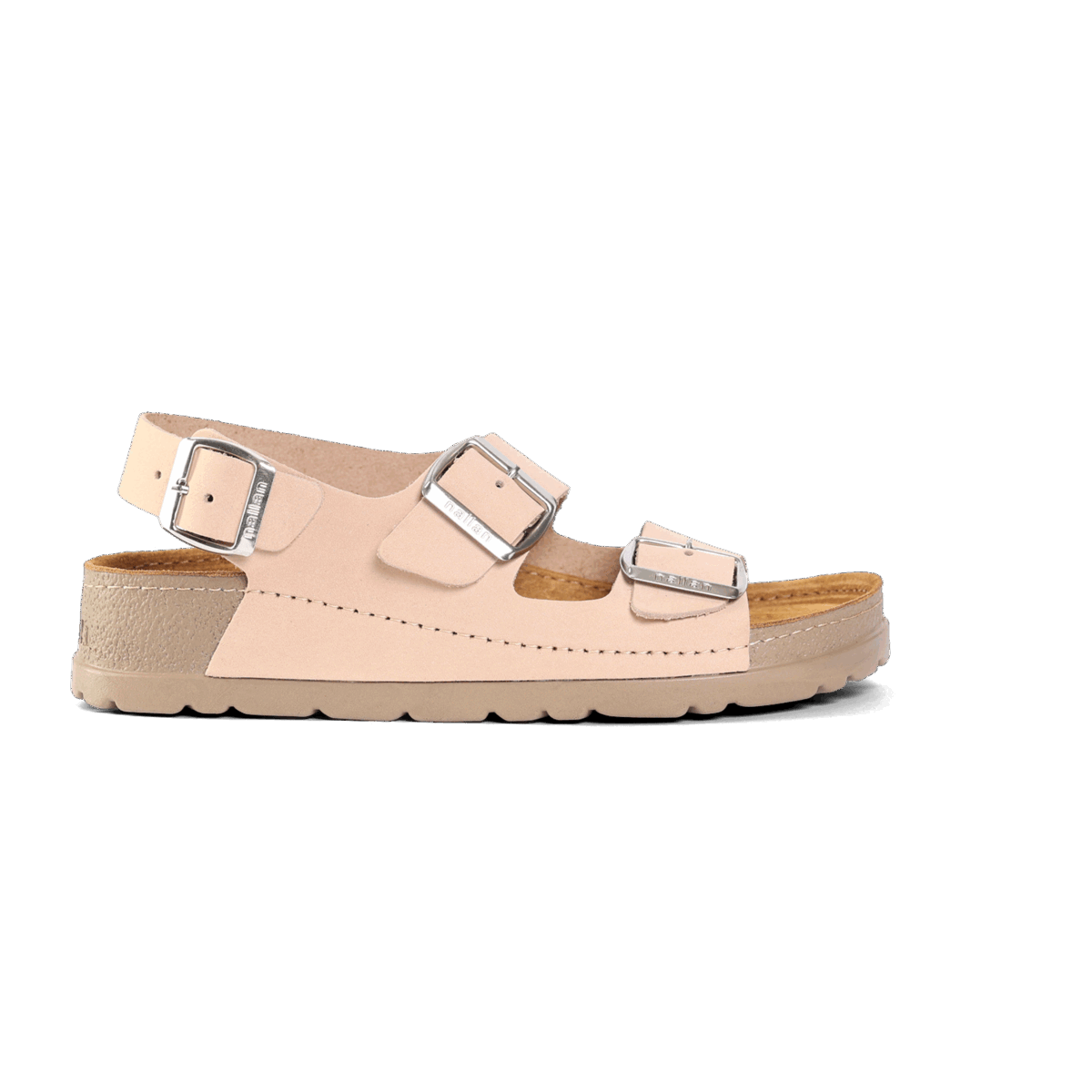 NALLAN Gaia Beige women's leather sandals – view 6