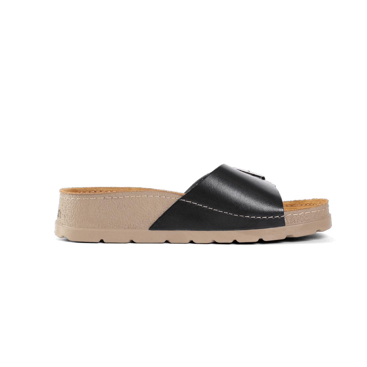 NALLAN Lura Black women's buckle slides – view 7