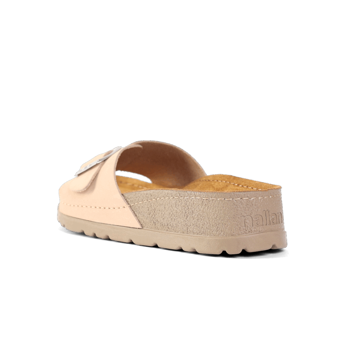 NALLAN Lura Bisque women's buckle slides – view 5