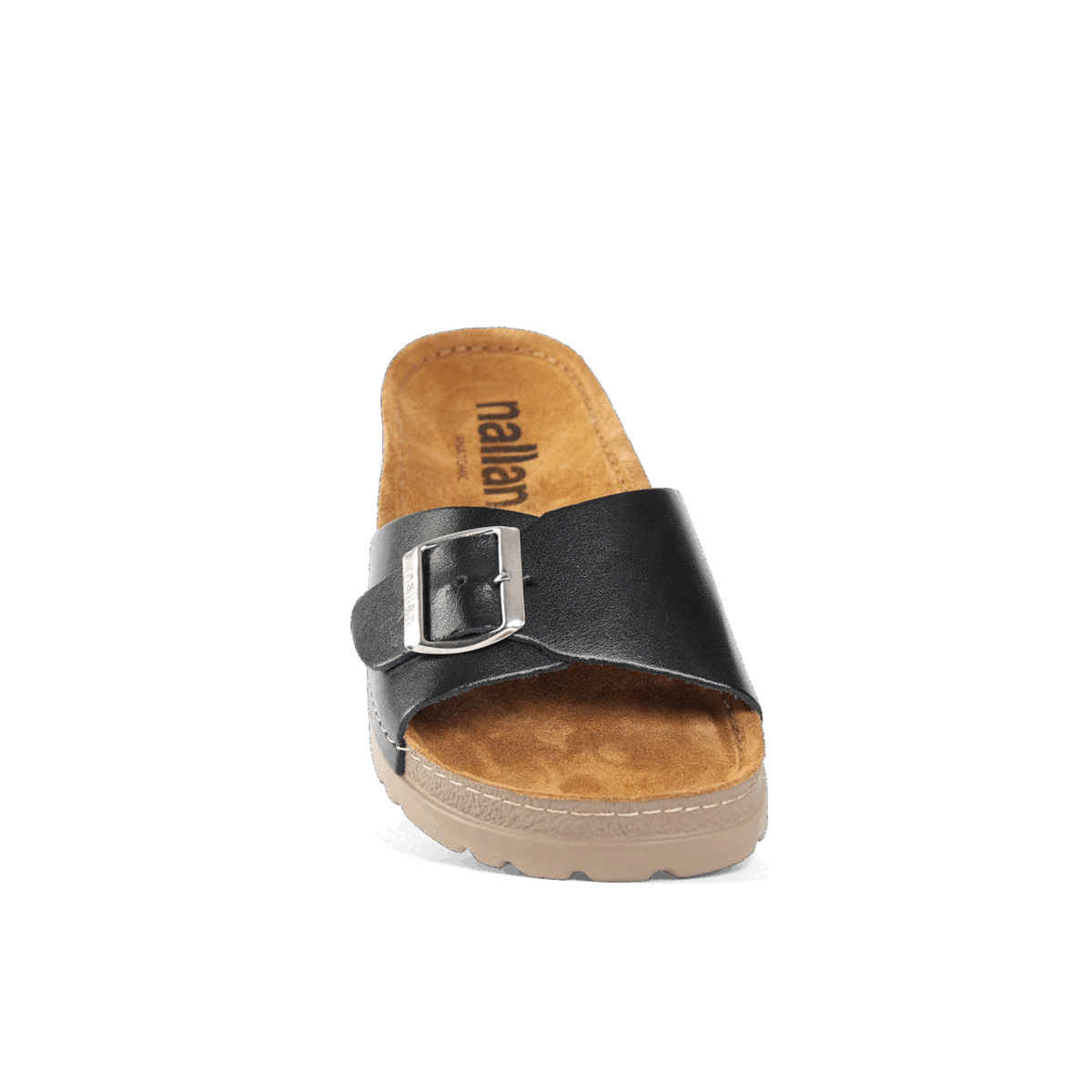NALLAN Lura Black women's buckle slides – view 8