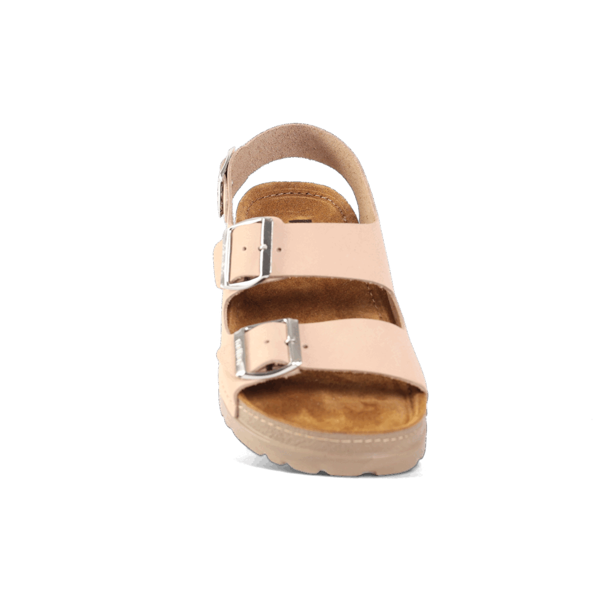 NALLAN Gaia Beige women's leather sandals – view 8
