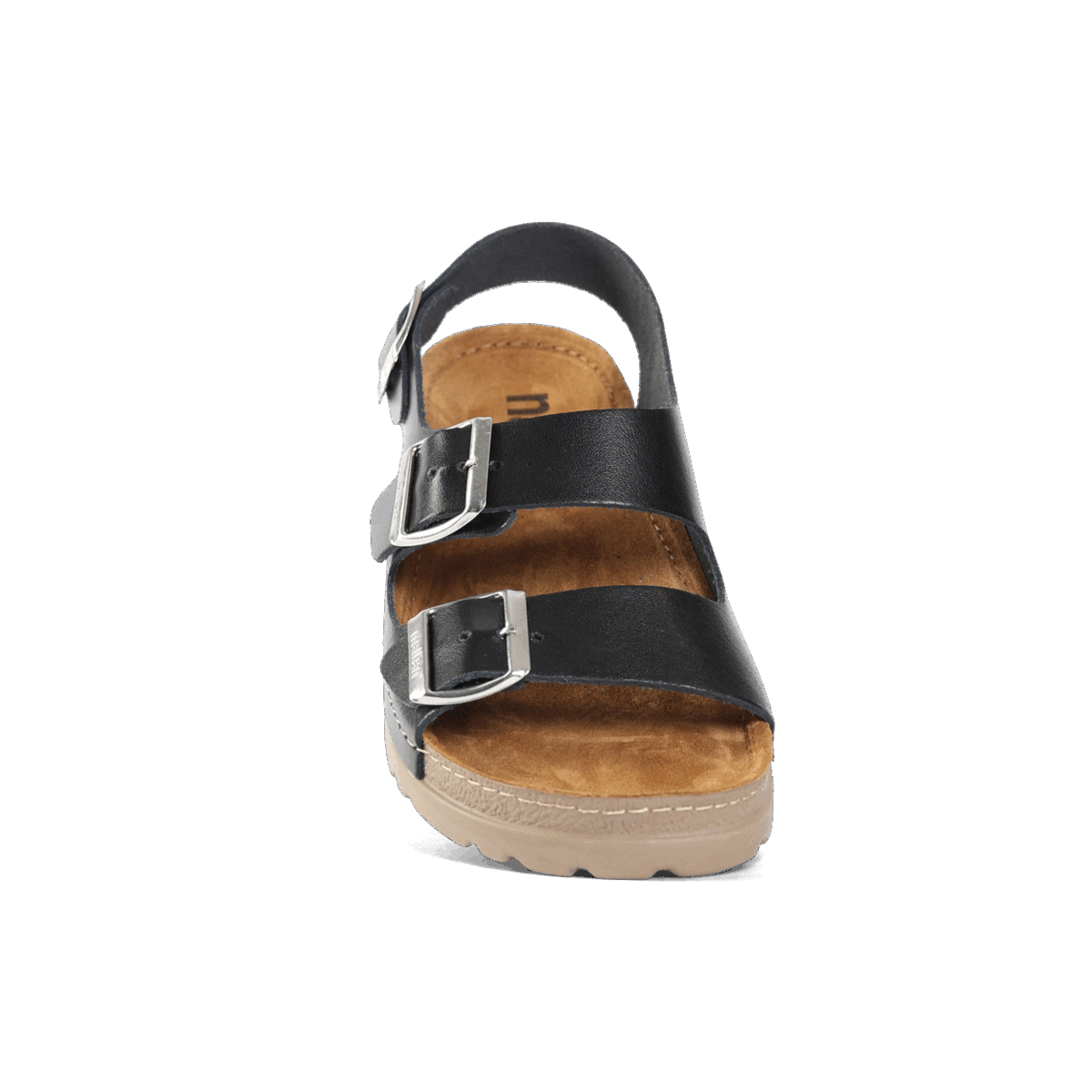 NALLAN Gaia Black women's leather sandals – view 8