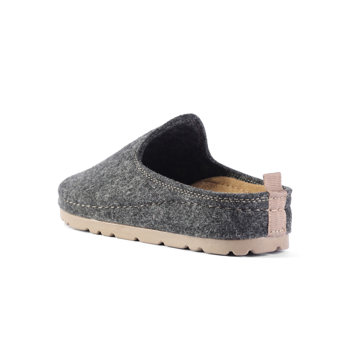 NALLAN Antonio Black men's open-back slip-ons – view 4