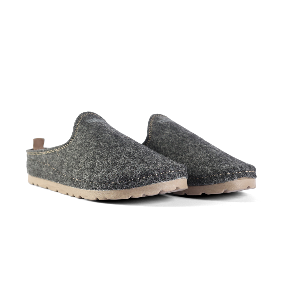 NALLAN Antonio Black men's open-back slip-ons