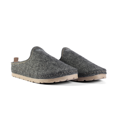 NALLAN Antonio Black men's open-back slip-ons