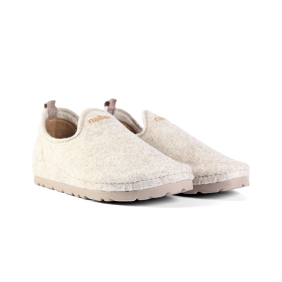 NALLAN Juliet Beige women's anatomic slip-ons