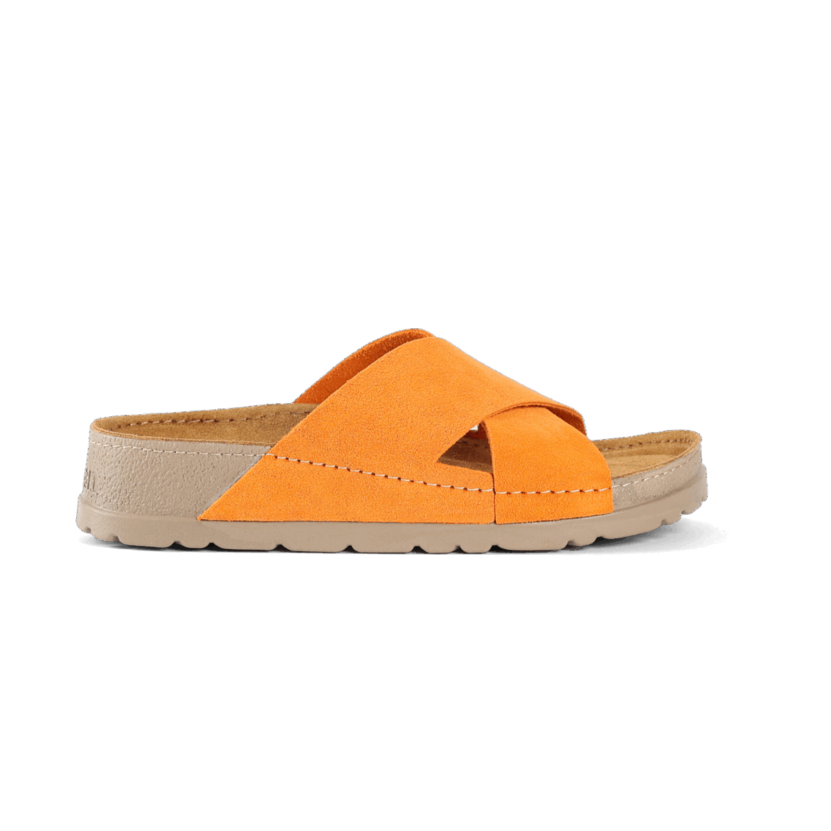 NALLAN Zoe Carrot women's leather slides – view 6