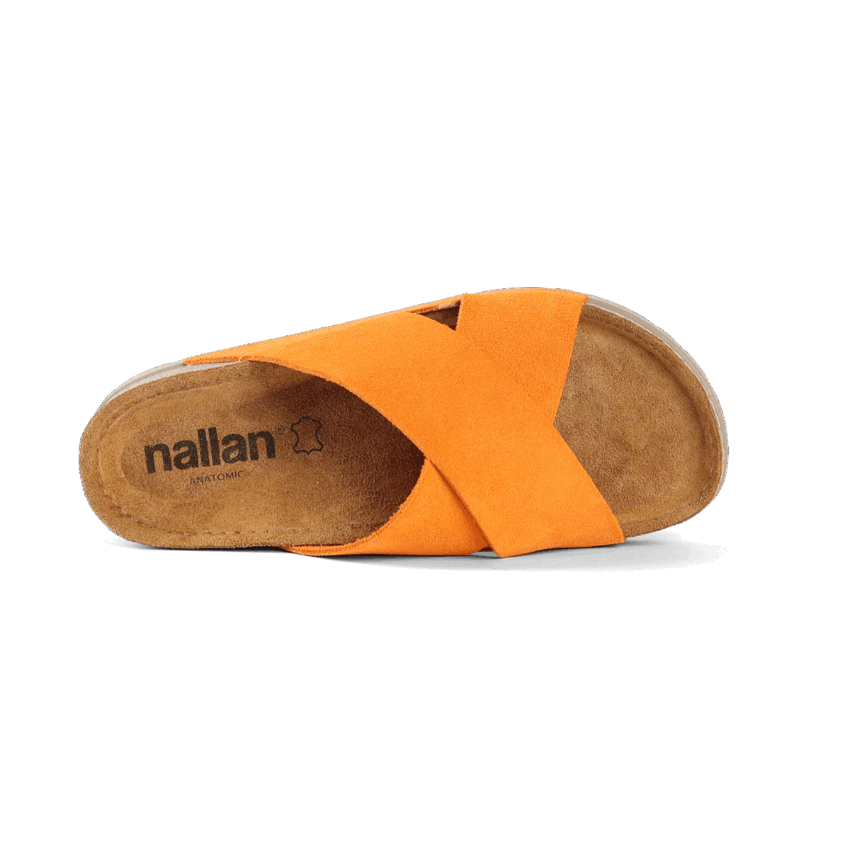 NALLAN Zoe Carrot women's leather slides – view 4