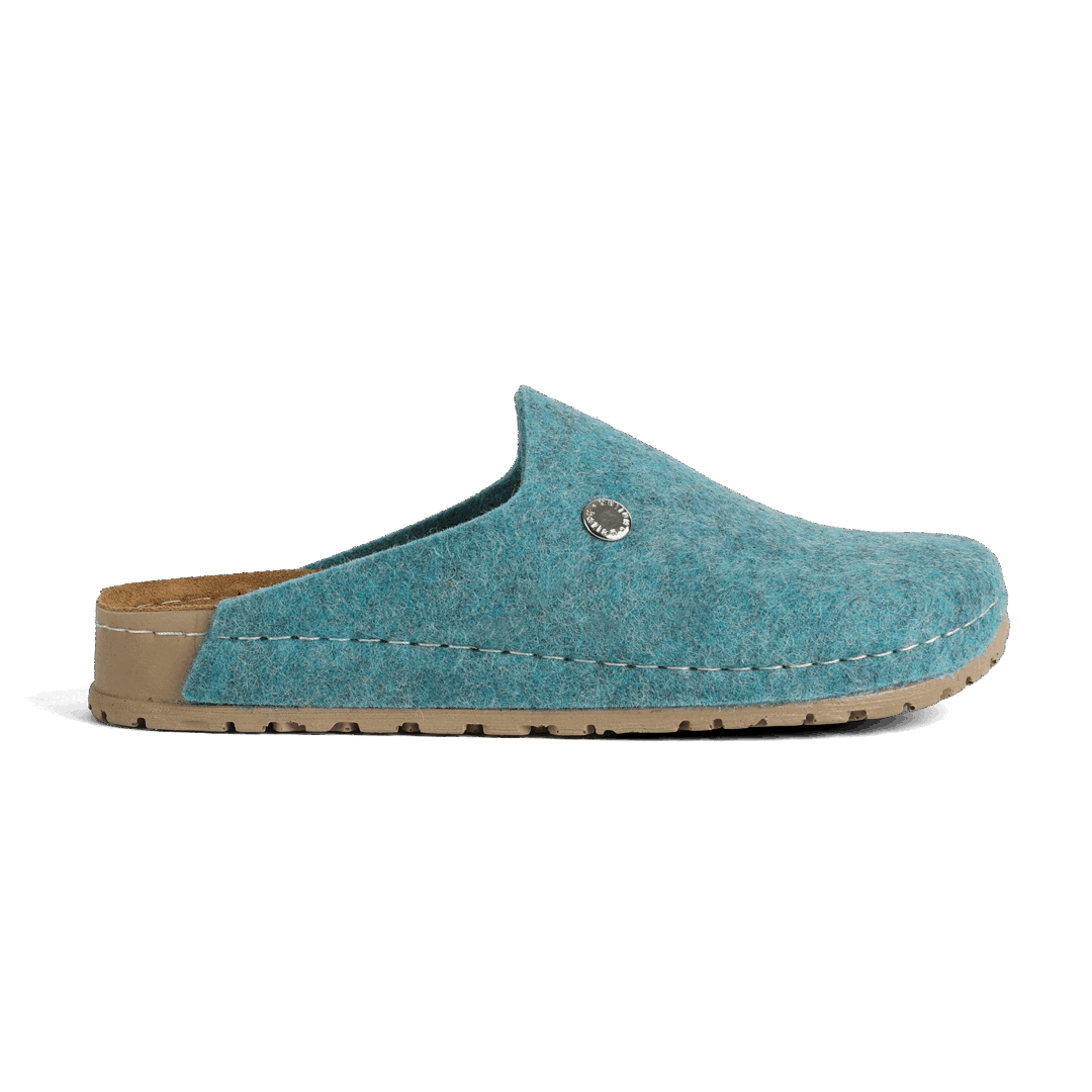 NALLAN Lana Blue felted wool slippers – view 5