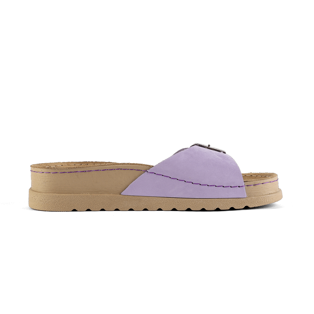 NALLAN Lura Lila women's buckle slides – view 7
