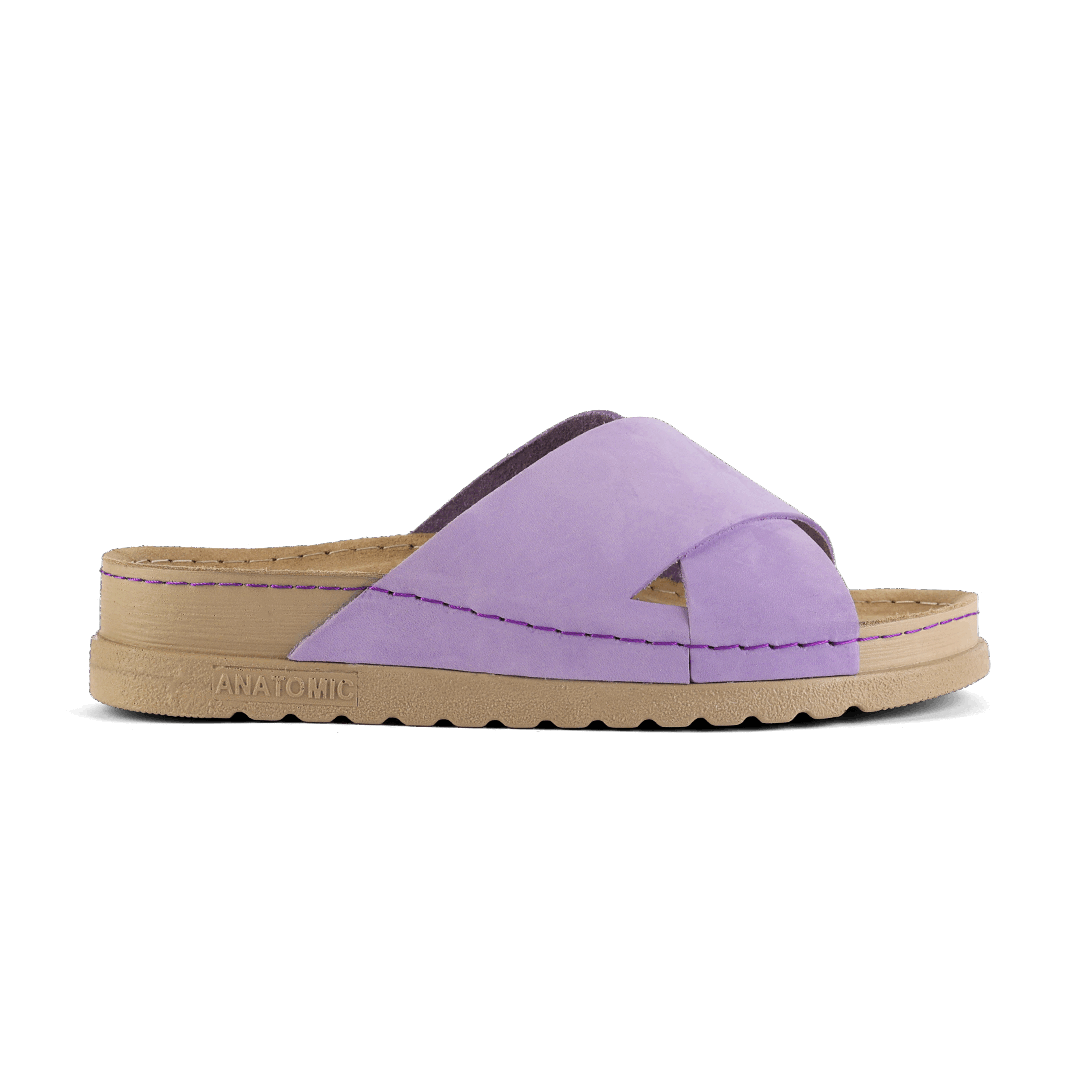 NALLAN Zoe Lila women's leather slides – view 6