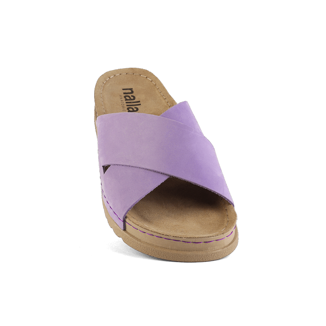 NALLAN Zoe Lila women's leather slides – view 8