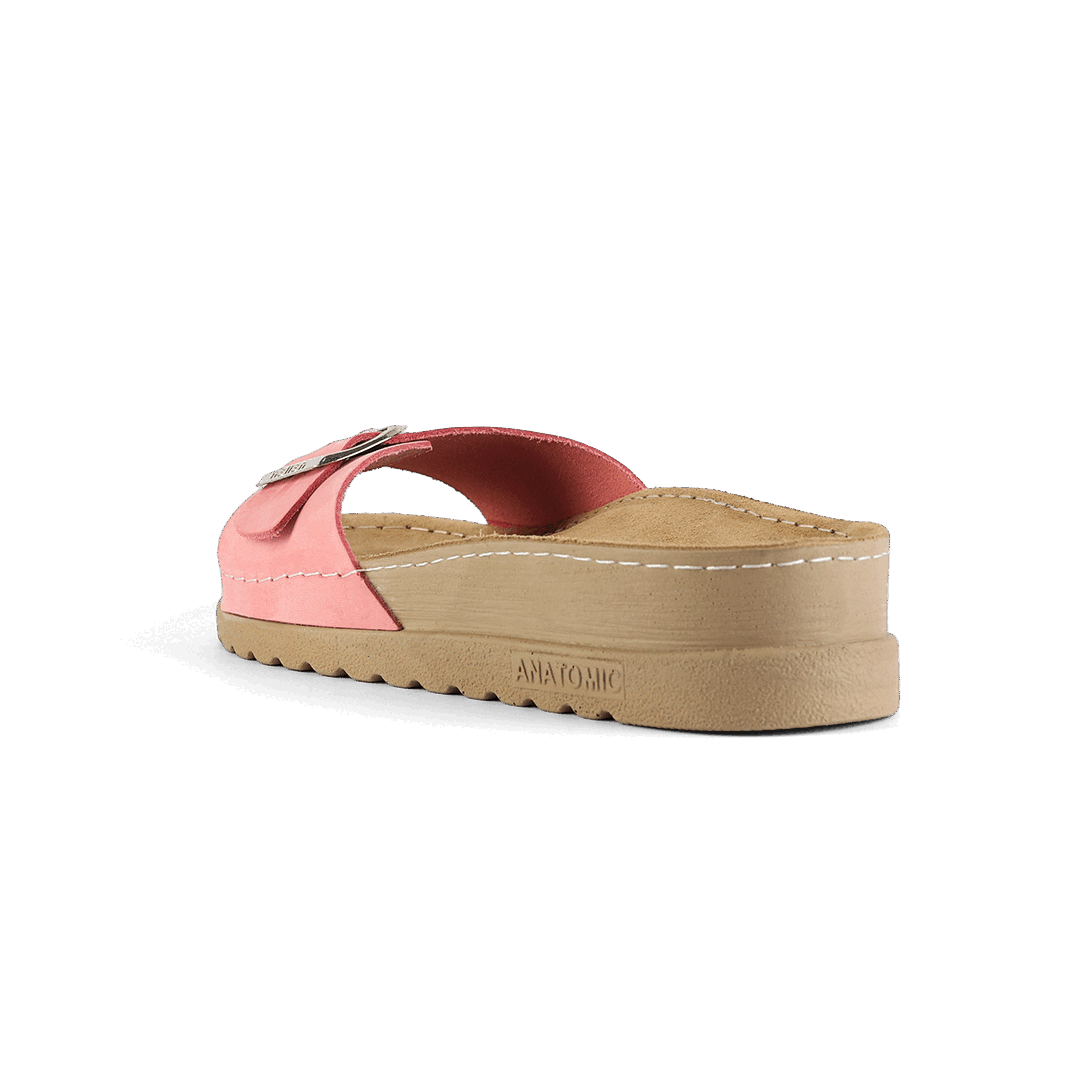 NALLAN Lura Pastel Pink women's buckle slides – view 5