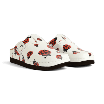 NALLAN Artsy LadyLuck printed women's clogs