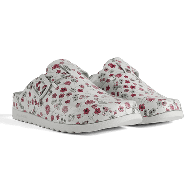 NALLAN Artsy PetalWhisper printed women's clogs