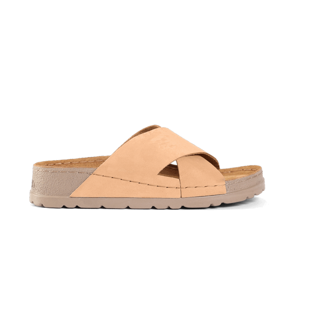 NALLAN Zoe Sand women's leather slides – view 6
