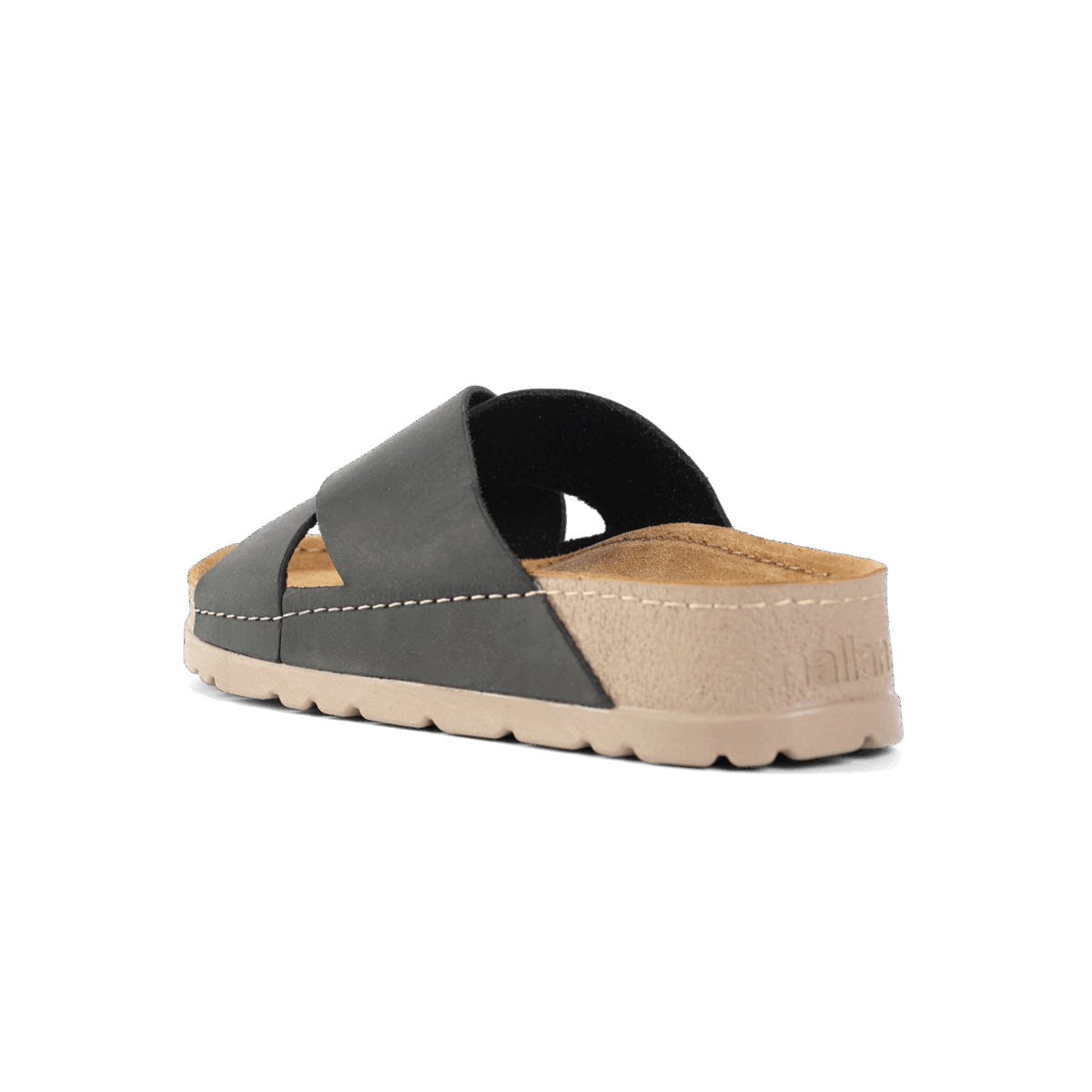 NALLAN Zoe Black women's leather slides – view 5
