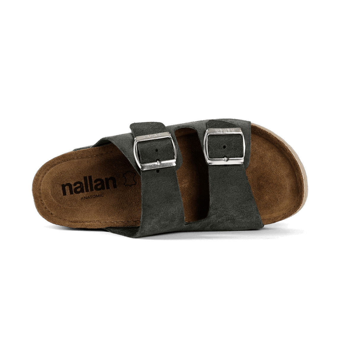 NALLAN Rubik Mink men's two-strap slides – view 4
