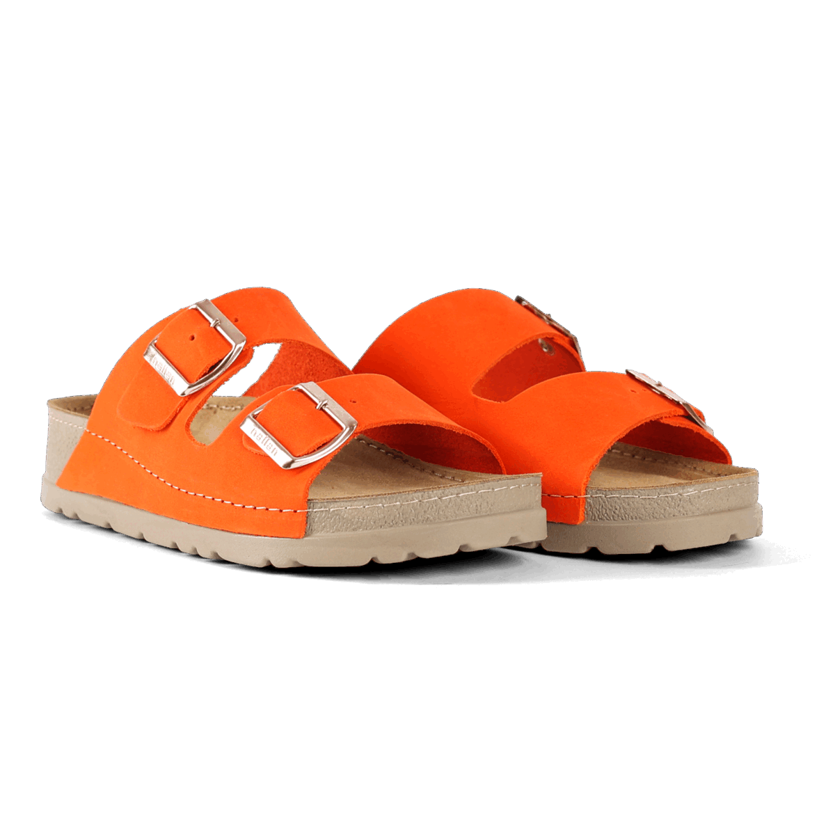 NALLAN Rubik Flame women's two-strap slides