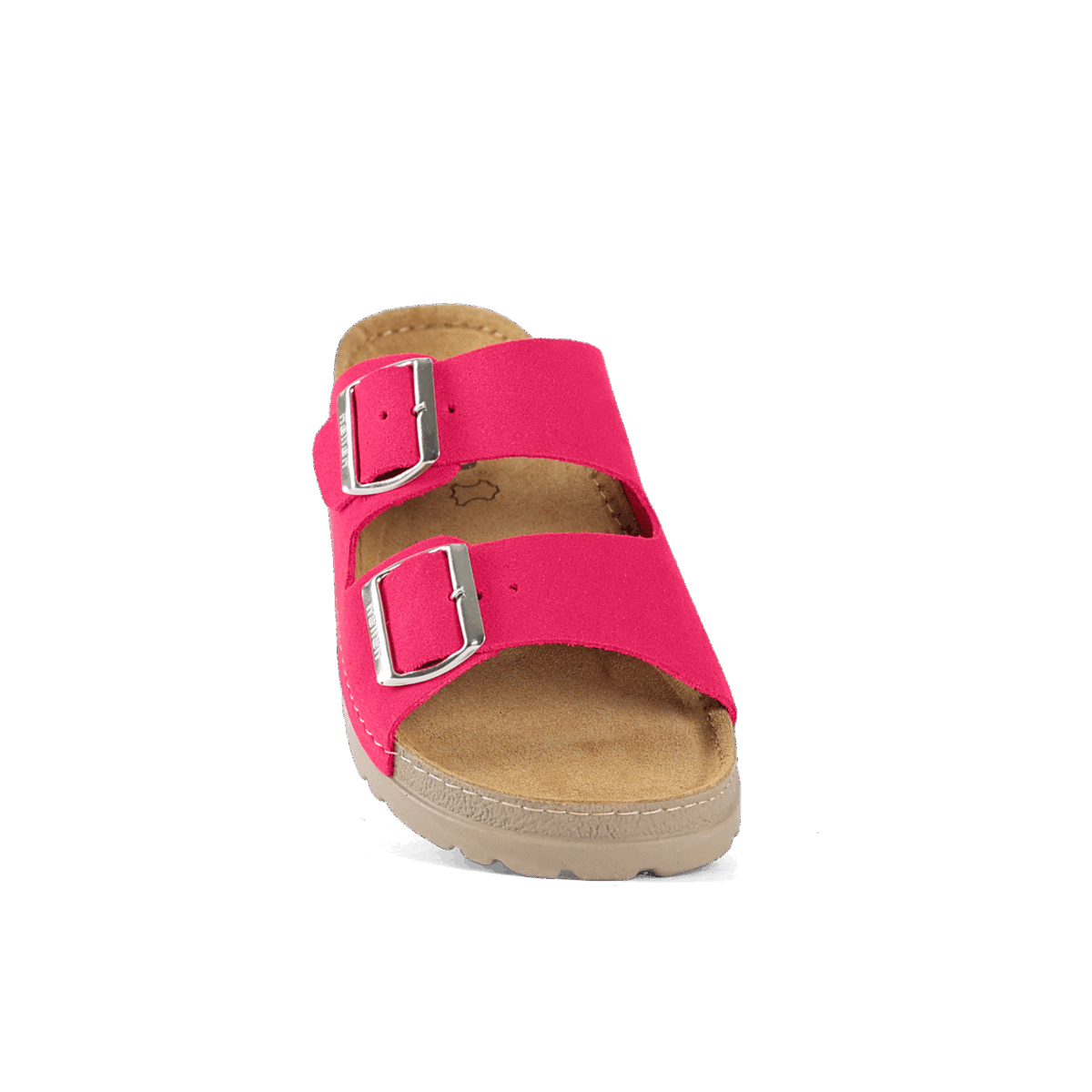 NALLAN Rubik Dark Pink women's two-strap slides – view 8
