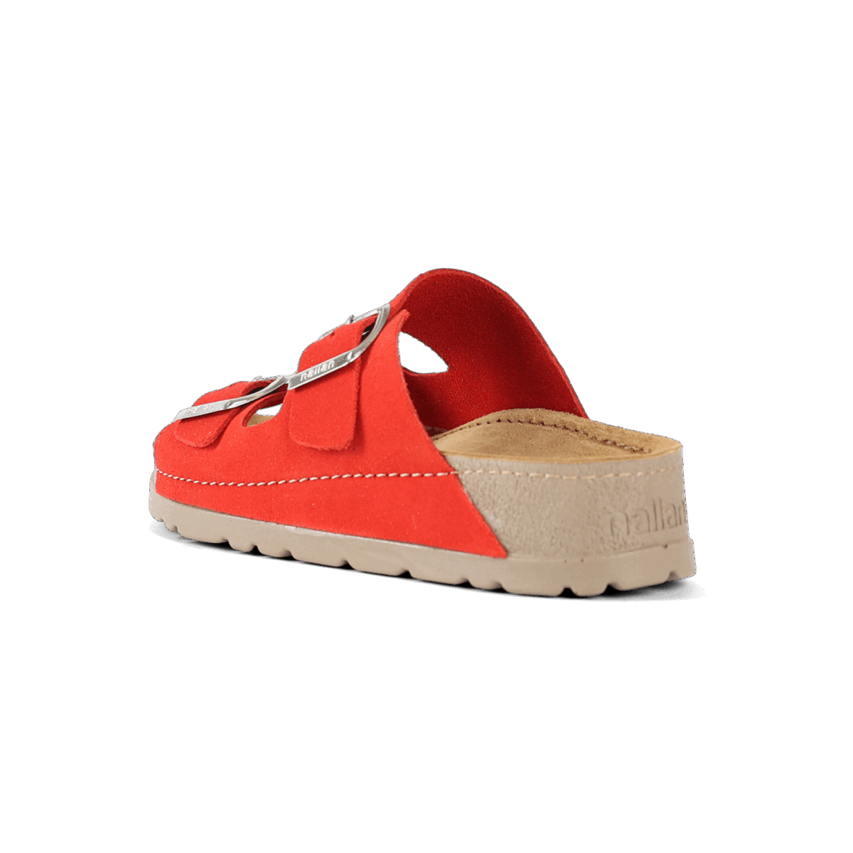 NALLAN Rubik Red Anatomic women's two-strap slides – view 5