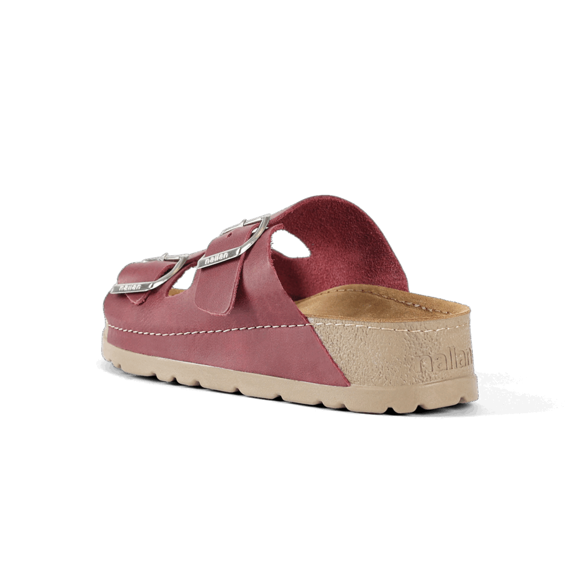NALLAN Rubik Velvet women's two-strap slides – view 5
