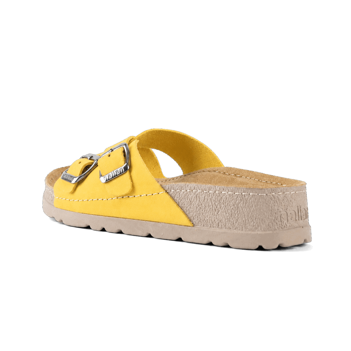 NALLAN Serena Yellow women's leather slides – view 5